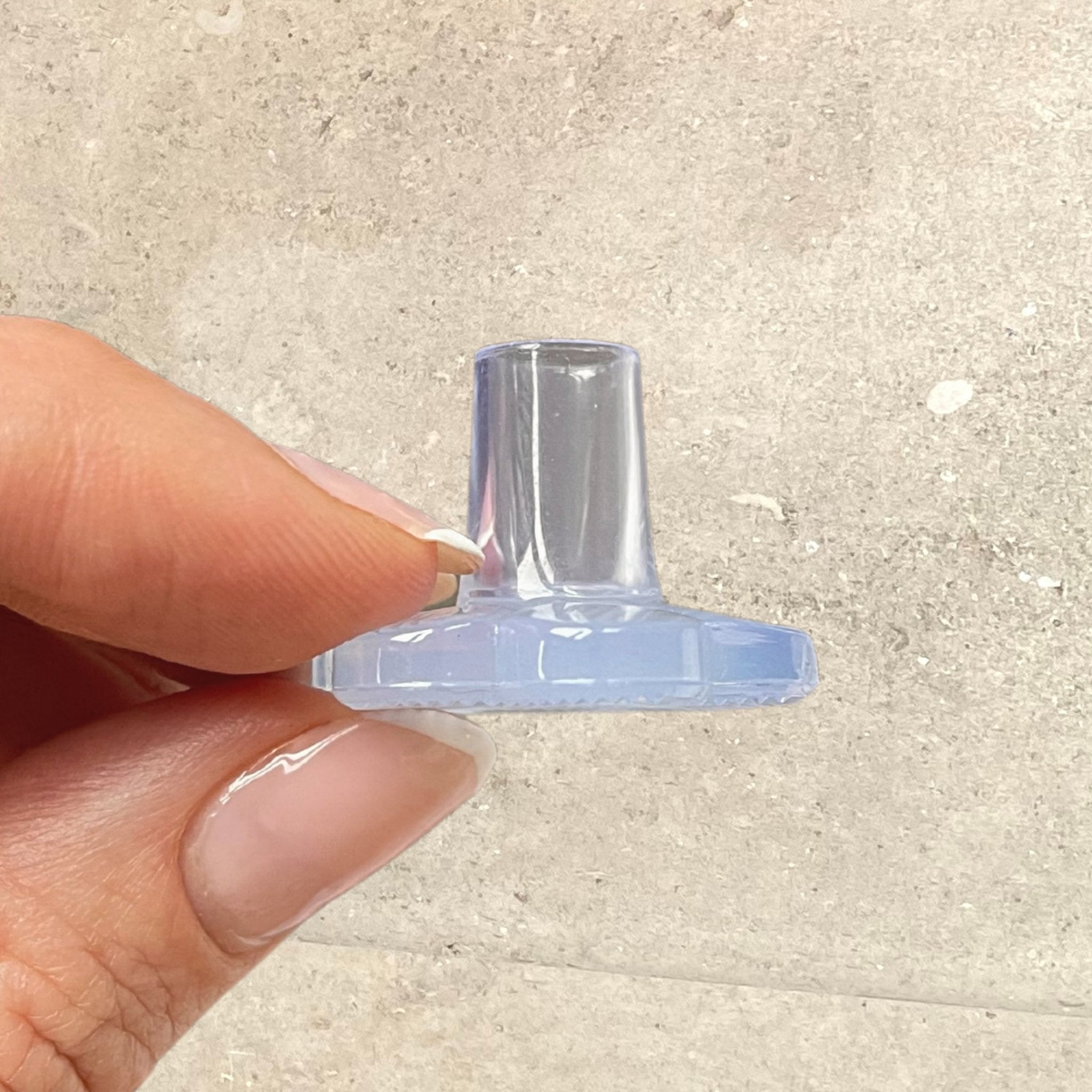 Close-Up of Transparent High Heel Protector for Outdoor Events – Prevents Grass Sinking and Floor Damage