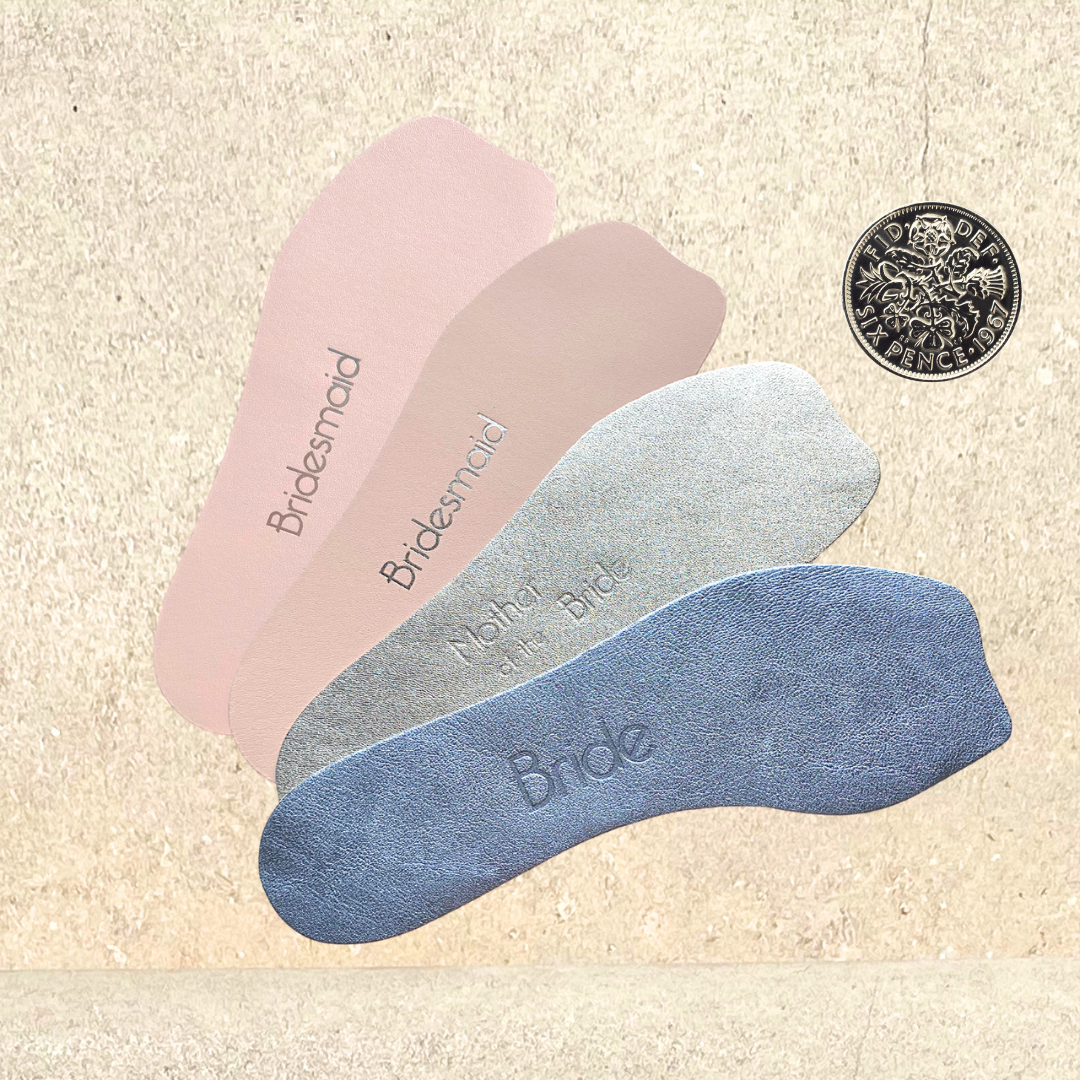 Wedding day insoles to keep all the bridal party comfortable in their high heels