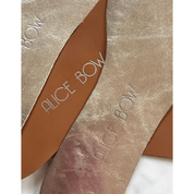 Limited Edition Insoles - Rich Tan & Soft Gold - Alice Bow