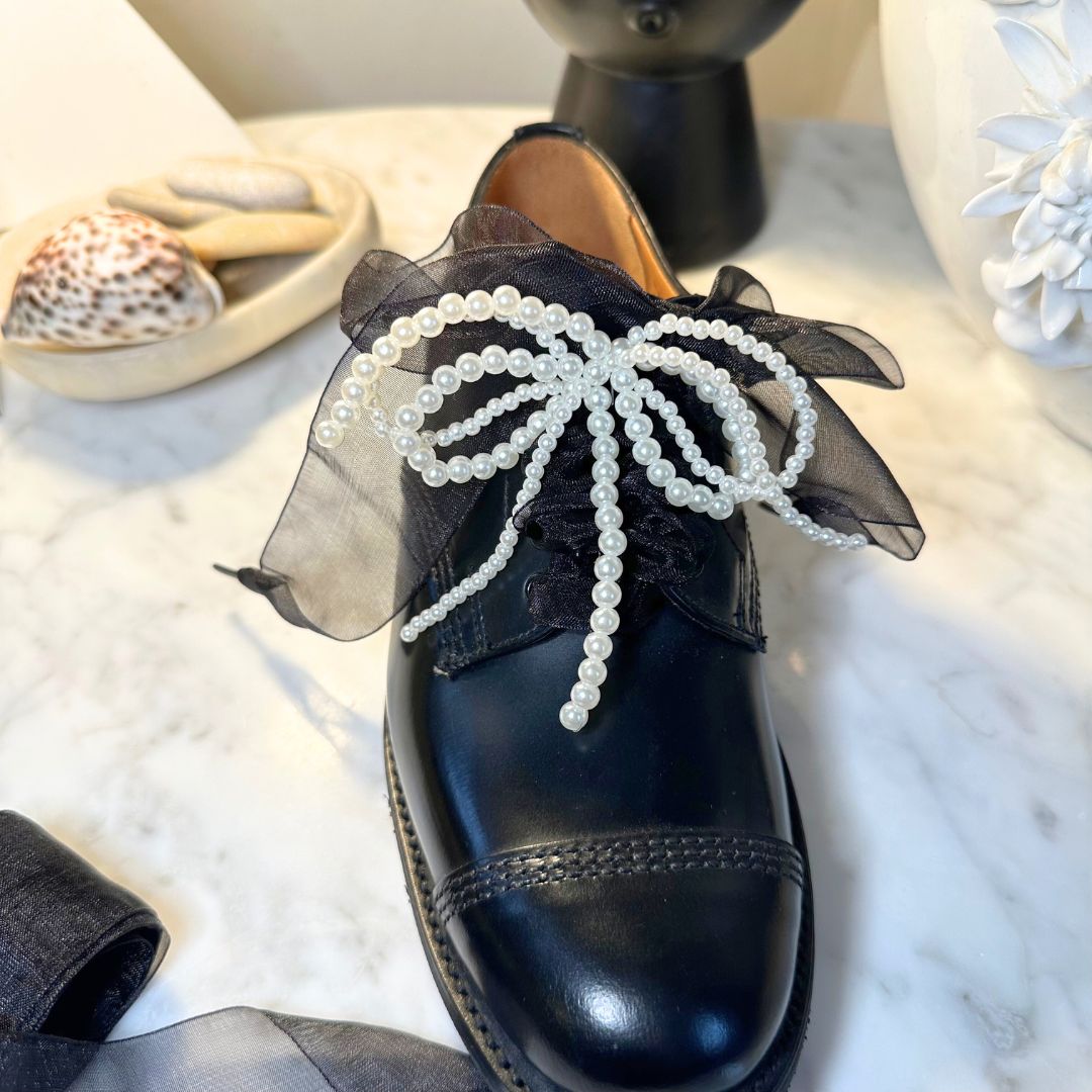 Pearl Shoe Lace Charms