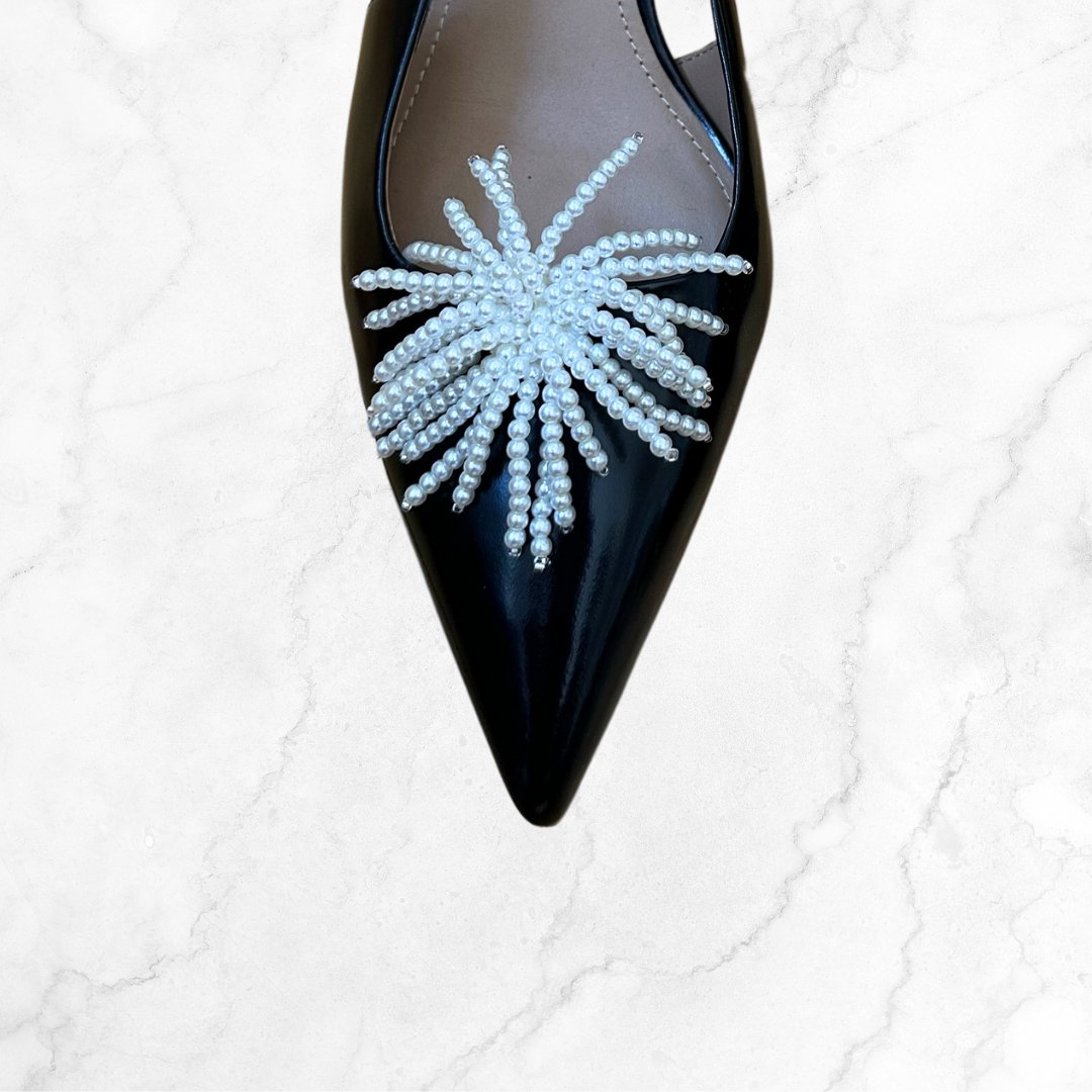 Pearl Cluster Shoe Clips