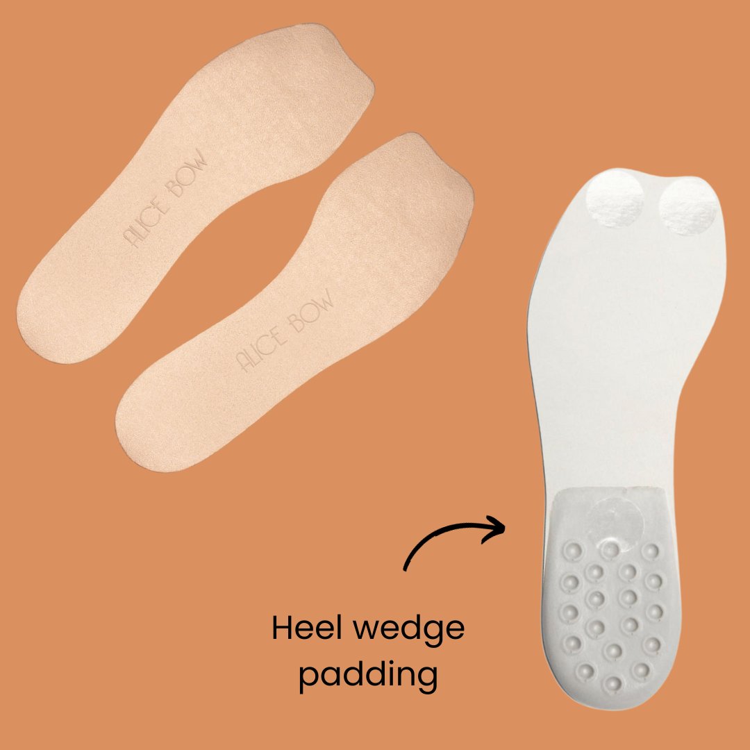 Heel Support Insoles for Flat Shoes - Alice Bow