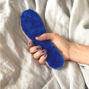 Alice Bow Luxe Shearling Insoles - Cobalt Blue