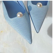 Single Pearl Shoe Clips - Alice Bow